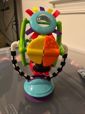 Colorful Multi-Sensory Baby Activity Toy - Blue, Green, Yellow, Orange